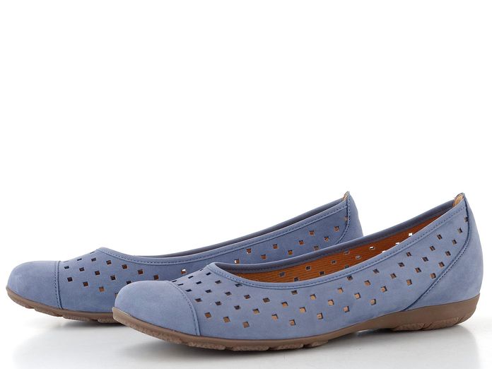 Gabor nubukové baleríny denim 84.169.10