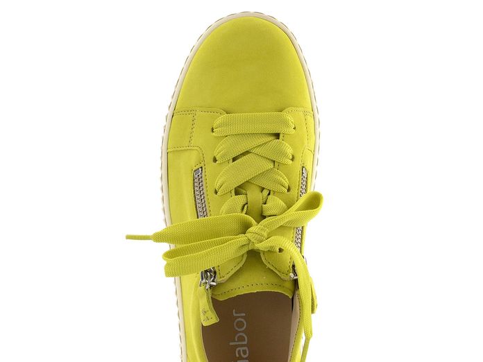 Gabor nubukové sneakers tenisky lemon 63.334.39
