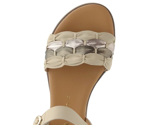 Gabor sandály na klínu beige 82.758.65