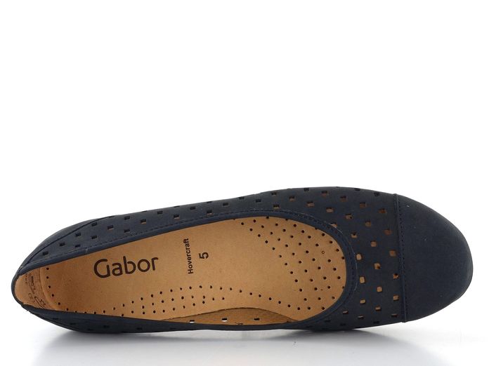 Gabor nubukové baleríny temně modré 84.169.16