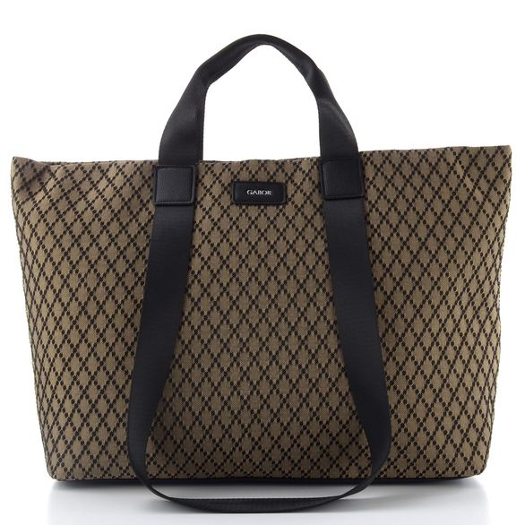 Gabor velká shopper kabelka Helmea taupe 012900