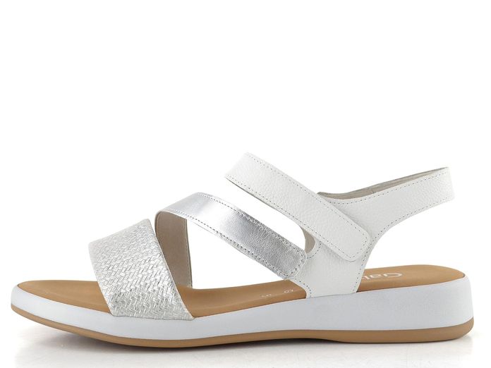 Gabor sandály na platformě silber/weiss 82.733.51
