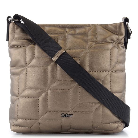 Gabor prošívaná crossbody kabelka metalická Hella 8970-16