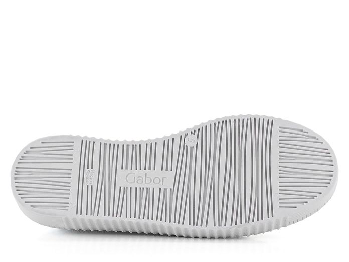 Gabor kožené sneakers se zipy bílé 83.334.21