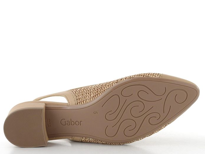 Gabor lodičky s volnou patou sand 81.526.44