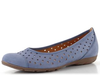Gabor nubukové baleríny denim 84.169.10