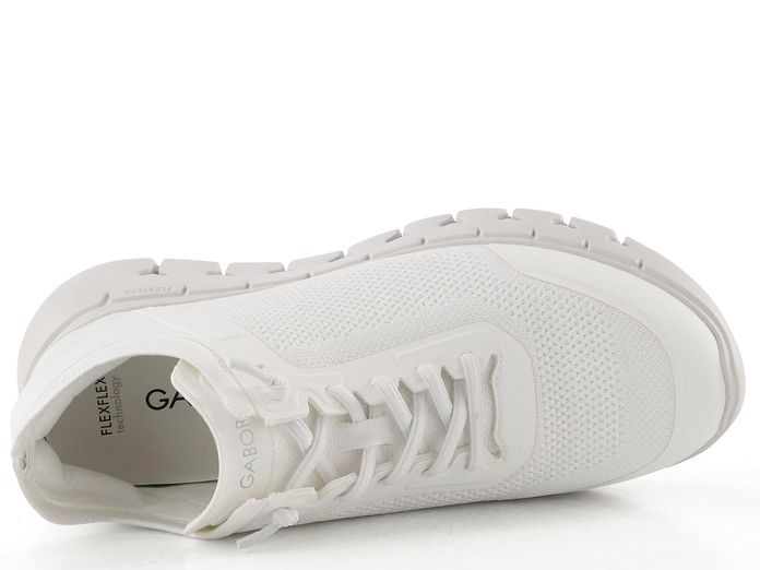 Gabor textilní tenisky na platformě weiss 83.250.41