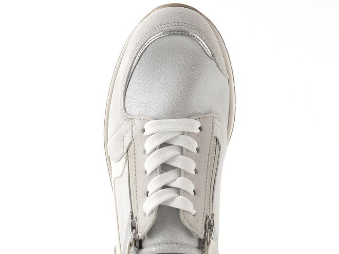 Gabor široké tenisky se zipem bianco/white/silber 86.307.60