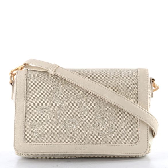 Gabor kabelka s vyšívanou klopou Noelia mixed beige 012700