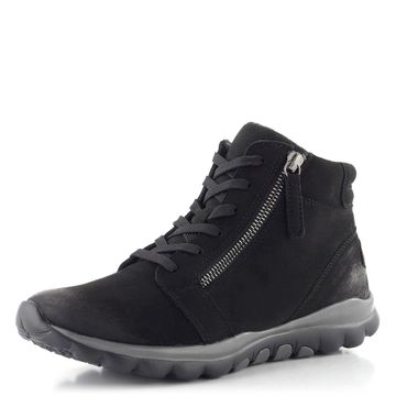 Gabor šněrovací kotník se zipem černý 76.868.47