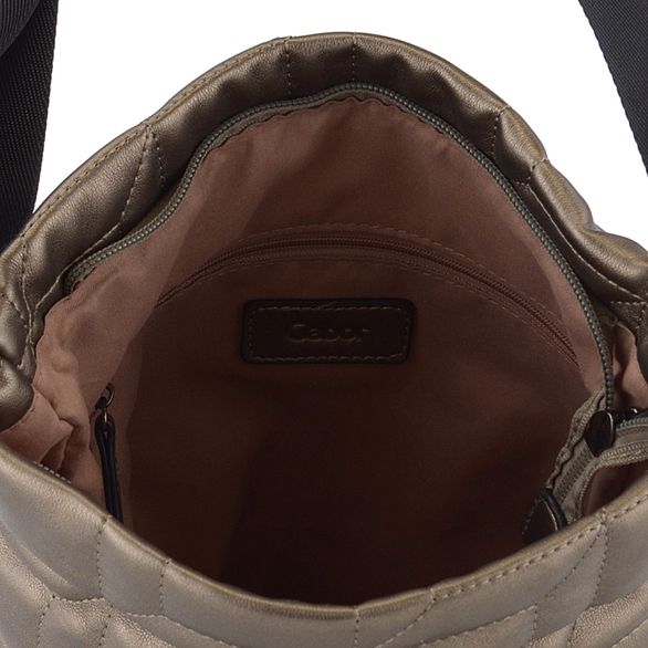 Gabor prošívaná crossbody kabelka metalická Hella 8970-16