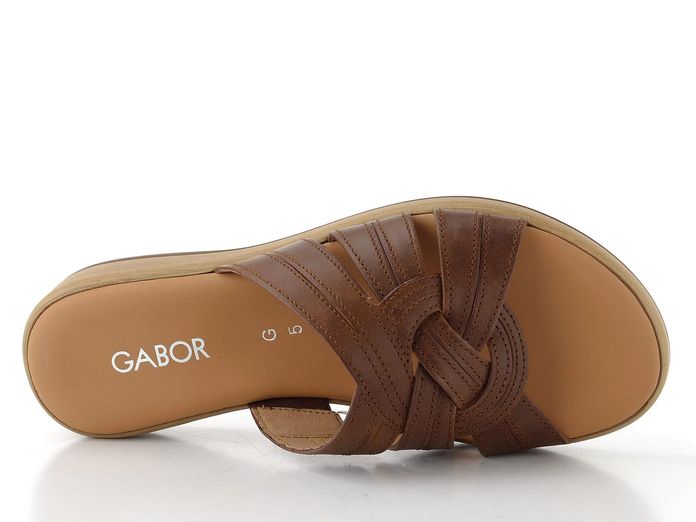 Gabor kožené pantofle peanut 82.732.54