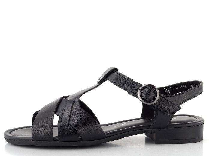 Gabor sandály na nízkém podpatku schwarz 82.794.57