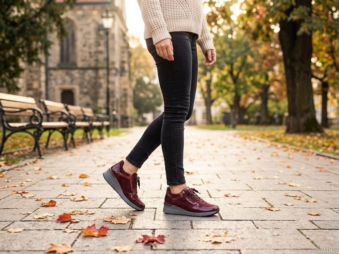 Gabor tenisky na klínku merlot/bordo 76.508.38