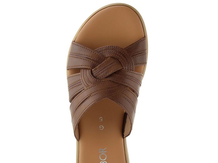 Gabor kožené pantofle peanut 82.732.54