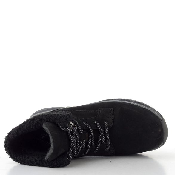 Gabor Rollingsoft šněrovací kožený kotník black 0802.02.001
