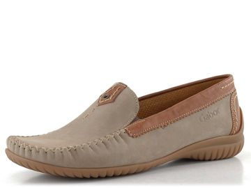 Gabor mokasíny s ozdobným šitím corda/new whisky 86.090.43