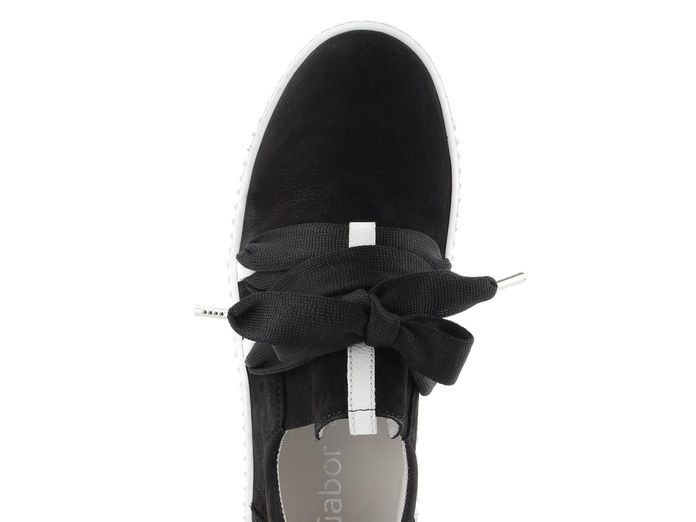 Gabor nubukové sneakers tenisky černo/bílé  63.333.17