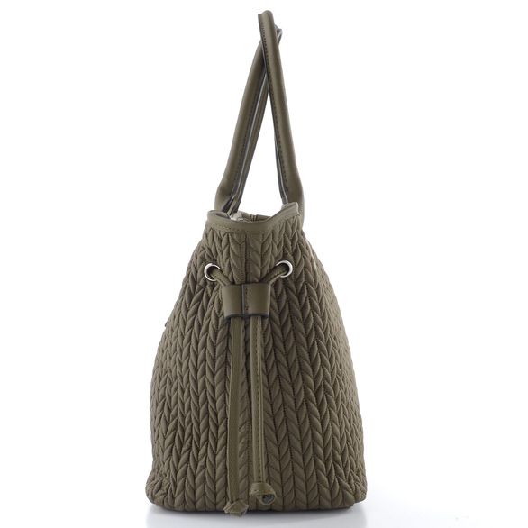 Gabor nylonová shopper kabelka Granada Quilt khaki 012888