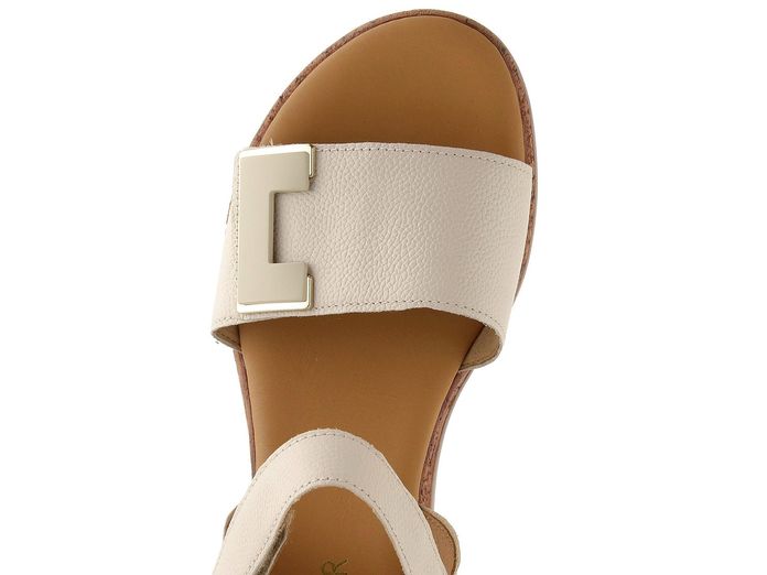 Gabor sandály na klínu creme 82.700.52