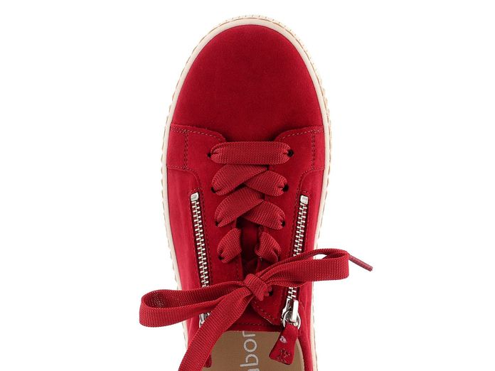 Gabor nubukové sneakers tenisky rubín 63.334.15